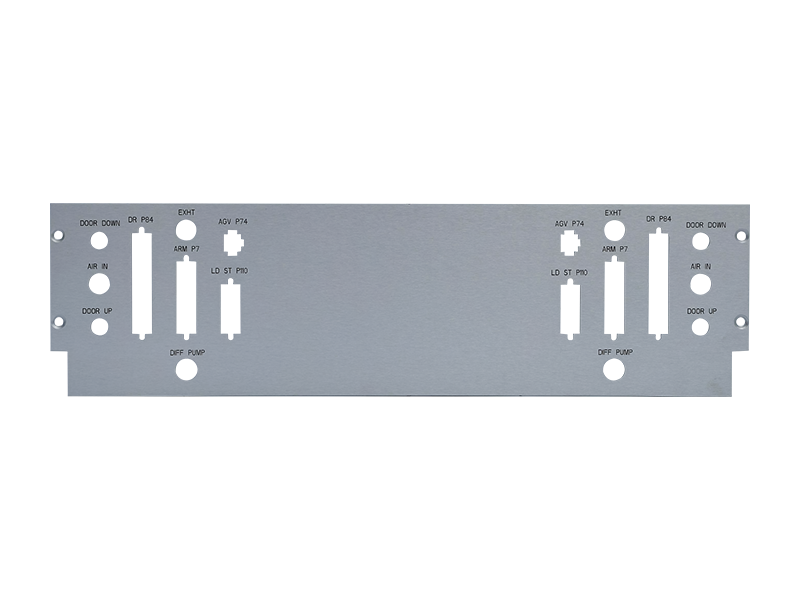 Dateninterface-Panel der Halbleiterindustrie - Oberflächen-Spritzlackierung & Siebdruckprozess